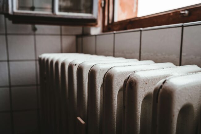 Heater and window open